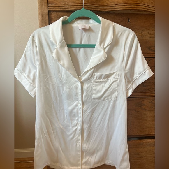 Le Rose Macie Satin Bridal Sleep Set (fits like a small) - Picture 3 of 5